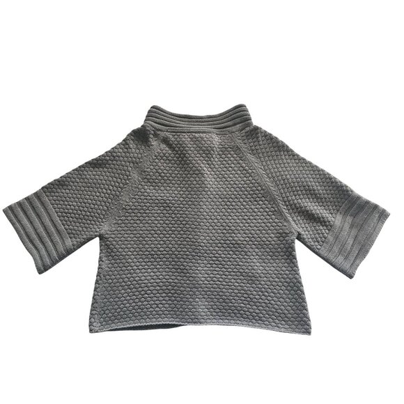 Nick & Mo Anthropologie Floral Embroidered Knit Cropped Cardigan Women's Medium - Picture 4 of 16